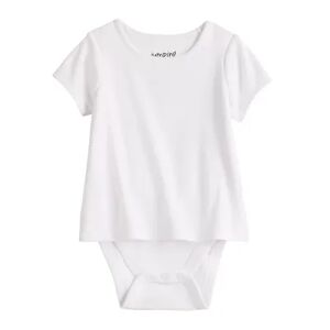 Jumping Beans Baby Girl Jumping Beans Adaptive Double-Layer Bodysuit, Infant Girl's, Size: Newborn, White