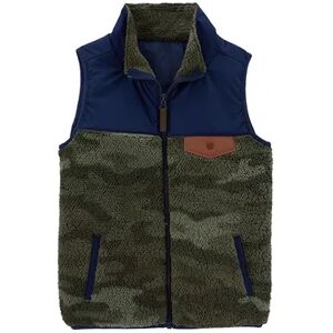 Boys 4-14 Carter's Zip-Up Sherpa Vest, Boy's, Green