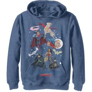 DC Comics Boys 8-20 DC Super Pets Super Team Hoodie, Boy's, Size: XL, Blue