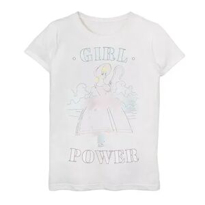 Girls 7-16 Girls Disney / Pixar Toy Story Bo Peep Girl Power Graphic Tee, Girl's, Size: XL, White