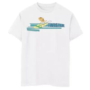 Licensed Character Boys 8-20 Rocket Power Twister Surfing Short Sleeve Tee, Boy's, Size: Large, White