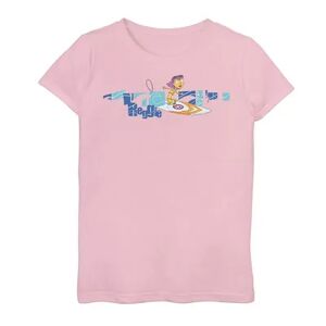 Licensed Character Girls' 7-16 Rocket Power Surfing Reggie Tee, Girl's, Size: Large, Pink