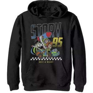 Disney / Pixar's Toy Story Boys 8-20 Fast Rc Car Fleece Pullover Graphic Hoodie, Boy's, Size: Medium, Black