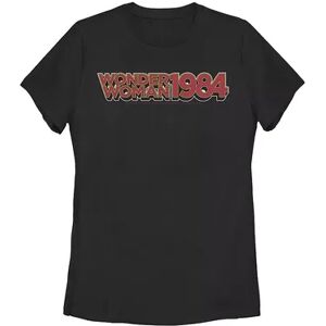 Licensed Character Juniors' DC Comics Wonder Woman 84 Stacked Logo Graphic Tee, Girl's, Size: Medium, Black