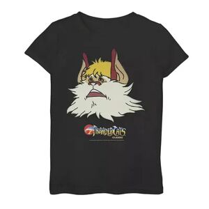 Licensed Character Girls 7-16 Thundercats Classic Snarf Big Face Graphic Tee, Girl's, Size: Medium, Black