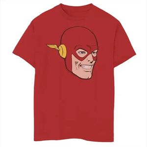 Licensed Character Boys 8-20 Flash Smiling Retro Head Shot Graphic Tee, Boy's, Size: Medium, Red
