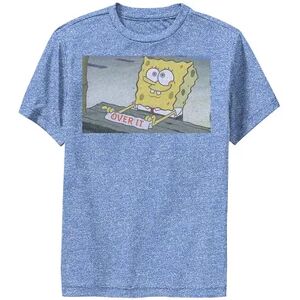 Nickelodeon Boys 8-20 SpongeBob SquarePants Over It Performance Graphic Tee, Boy's, Size: Large, Med Blue