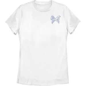 Unbranded Juniors' Change Grow Butterfly Graphic Tee, Girl's, Size: Small, White