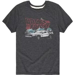 Licensed Character Boys 8-20 Back To The Future Graphic Tee, Boy's, Size: Medium, Grey