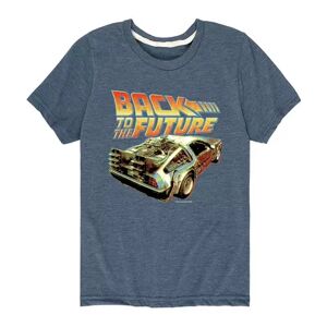 Licensed Character Boys 8-20 Back To The Future Delorean Tee, Boy's, Size: Medium, Blue