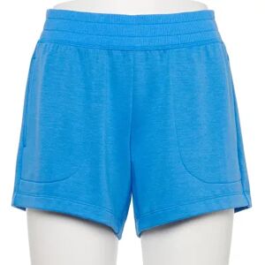 Tek Gear Women's Tek Gear Stretch Fleece Shorts, Size: XL, Med Blue