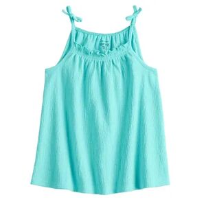 Toddler Girl Jumping Beans Bow Shoulder Strappy Swing Tank Top, Toddler Girl's, Size: 5T, Light Blue