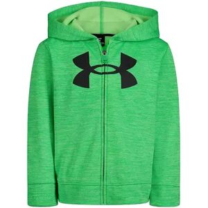 Boys 4-7 Under Armour Lime Green & Black Twist Logo Zip-Up Graphic Hoodie, Boy's, Brt Green