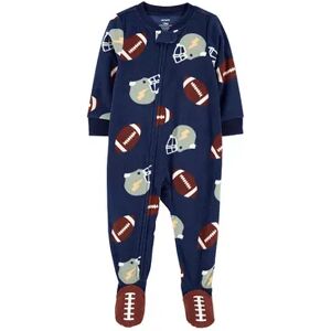 Carter's Baby Boy Carter's Football Fleece Footie Pajamas, Boy's, Size: 12 Months