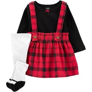 Carter's Baby Carter's 3-Piece Tee & Jumper Set, Infant Unisex, Size: 3 Months, Red