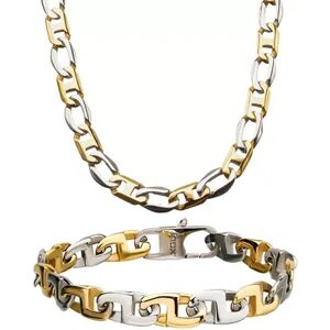 Unbranded Men's Mariner Chain Necklace & Bracelet Set, Multicolor