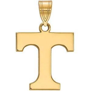 LogoArt Tennessee Volunteers 14K Yellow Gold Medium Pendant, Women's, Size: 22 mm