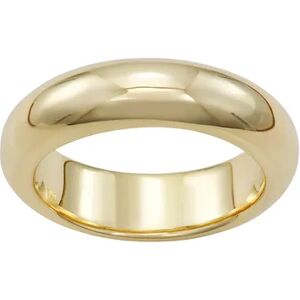 LOVE CLOUD 10k Gold Rounded Polished 6 mm Wedding Band, Women's, Size: 7, Yellow