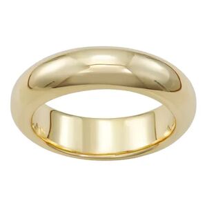 LOVE CLOUD 10k Gold Rounded Polished 6 mm Wedding Band, Women's, Size: 5, Yellow
