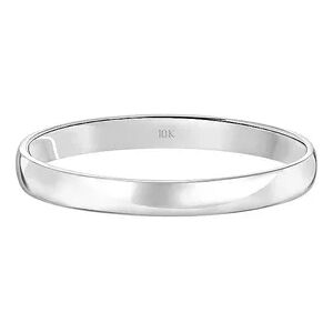 Love Always 10k Gold 3 mm Men's Wedding Band, Size: 13, White