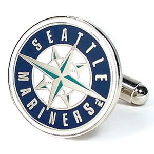 Cuff Links, Inc. Seattle Mariners Cuff Links, Multicolor