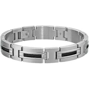 LYNX Stainless Steel Cable Bracelet - Men, Men's, Black