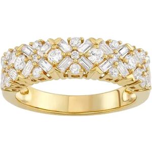 Simply Vera Vera Wang 3/4 Carat T.W. Diamond Baguette Ring, Women's, Size: 8.50, Yellow