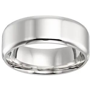 Lovemark Stainless Steel Men's Wedding Band, Size: 5, Grey