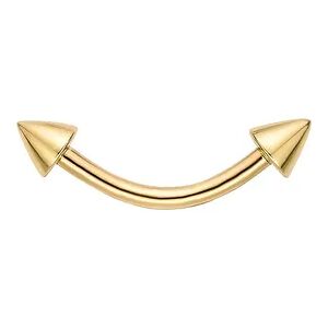 Lila Moon 14k Gold Curved Barbell Eyebrow Ring, Women's, Yellow