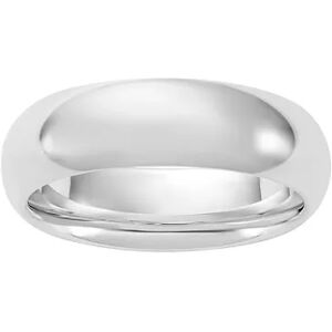 Unbranded Platinum Comfort-Fit Wedding Band, Women's, Size: 9, White