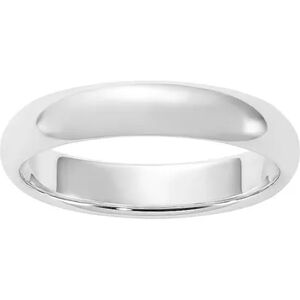 Unbranded Platinum Half-Round Wedding Band, Women's, Size: 8.50, White