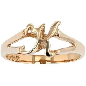 Traditions Jewelry Company 18k Gold Over Sterling Silver Initial Ring, Women's