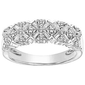 Simply Vera Vera Wang 3/4 Carat T.W. Diamond Baguette Ring, Women's, Size: 9, White