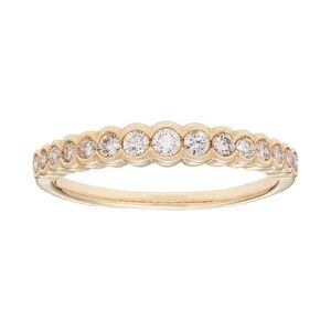 The Regal Collection 14k Gold 1/4 Carat T.W. IGL Certified Diamond Wedding Ring, Women's, Size: 7, White