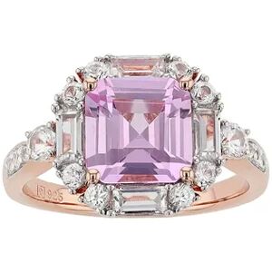 Unbranded 14k Gold Over Silver Lab-Created Pink Sapphire Ring, Women's, Size: 7