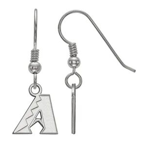 LogoArt Sterling Silver Arizona Diamondbacks Dangle Earrings, Women's