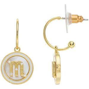 City Luxe Mother of Pearl Aquarius Drop Earrings, Women's, White