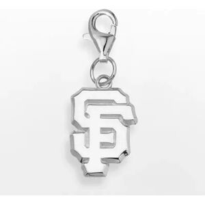 LogoArt San Francisco Giants Sterling Silver Logo Charm, Women's, Grey