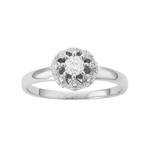 Kohl's 10k White Gold 1/3 Carat T.W. Diamond Ring, Women's, Size: 7