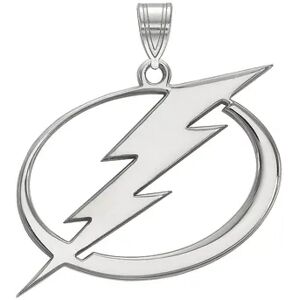 LogoArt Sterling Silver Tampa Bay Lightning Extra Large Pendant, Women's, Multicolor