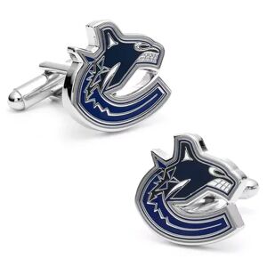 Cuff Links, Inc. Vancouver Canucks Rhodium-Plated Cuff Links, Multicolor