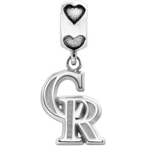 LogoArt Colorado Rockies Sterling Silver Team Logo Charm, Women's, Grey