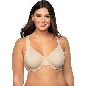 Vanity Fair Flattering Lace Full Figure Underwire Minimizer Bra 76014, Women's, Size: 36 C, Med Beige