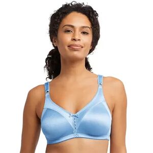 Bali Double Support Comfort-U Wireless Full-Figure Bra 3820, Women's, Size: 36 C, Med Blue