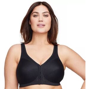 Glamorise Bra: MagicLift Posture Back Support Bra 1265 - Women's, Size: 36 D, Black