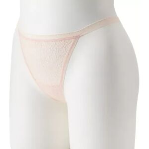 Juniors' SO Lace G-String Panty SO67001, Girl's, Size: Medium, Light Pink