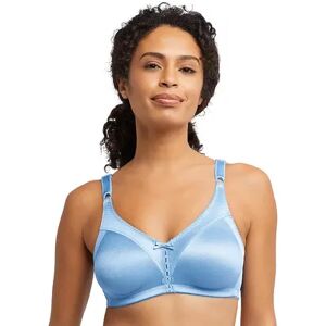 Bali Double Support Comfort-U Wireless Full-Figure Bra 3820, Women's, Size: 38 D, Med Blue