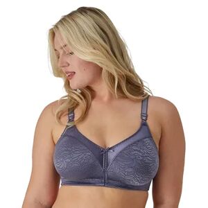 Bali Double Support Spa-Closure Comfort-U Wireless Full-Figure Bra 3372, Women's, Size: 40 C, Dark Grey