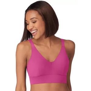 Maidenform Pure Comfort Cropped Cami Wireless Pullover Bra DM223C, Women's, Size: Medium, Med Pink