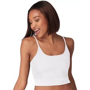 Maidenform Pure Comfort Cropped Cami Wireless Pullover Bra DM222C, Women's, Size: XXL, White